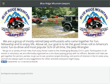 Tablet Screenshot of blueridgemountainjeepers.com